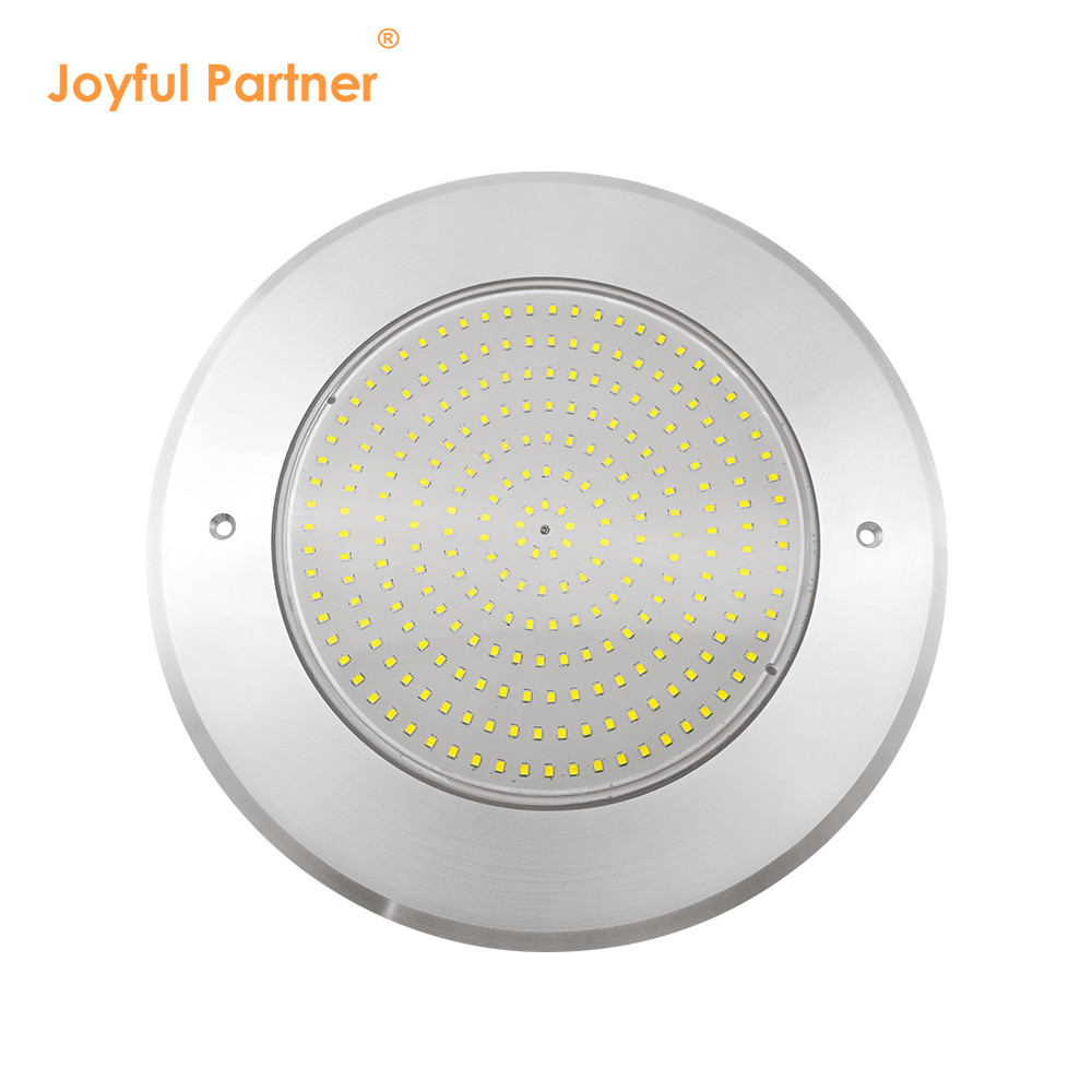 Acid-proof DC7.5mm Slim DC 12V Beam Angle 120 Deg 3000K 316 Stainless Steel PAR56 Color Changing Pool Light