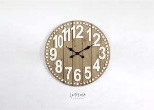 China 12H Display Decorative Wooden Clocks wholesale