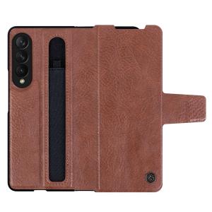 China Shockproof Nillkin Aoge Leather Case Samsung Galaxy Z Fold 3 5G Mobile Phone wholesale