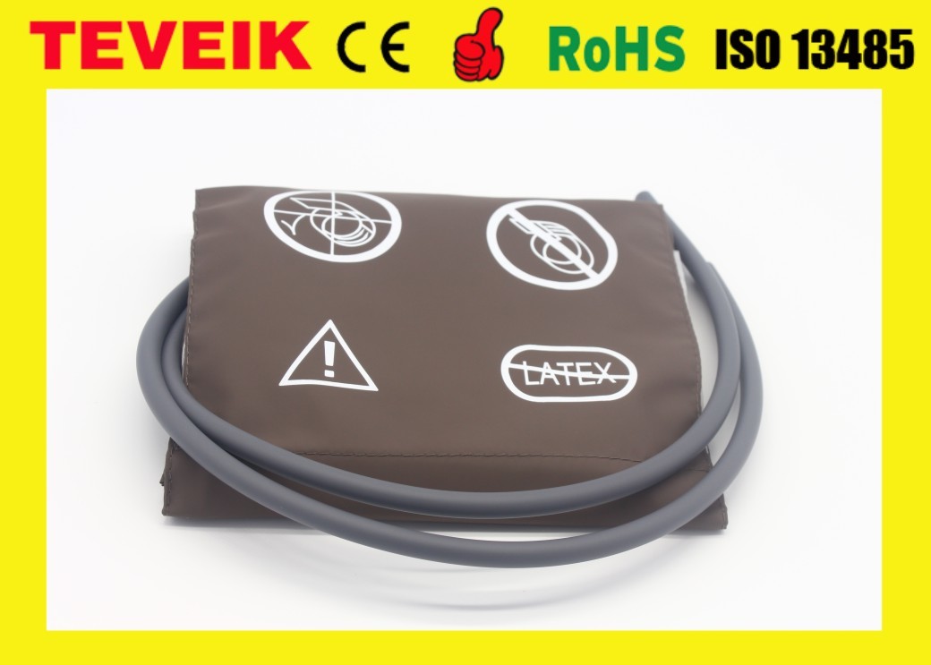 Factory Reusable GE- Marqutte 002774 Medical PU Material NIBP Cuff For Adult, blood Pressure Cuff