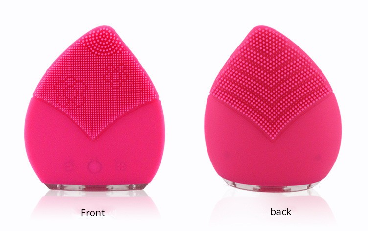 Safety Silicone Face Scrubber , Silicone Face Exfoliator 6000 R / Min Rotate Speed
