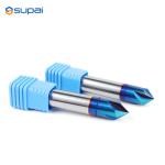 Tungsten Carbide 4 Flutes Chamfer End Mill CNC Cutting Tools
