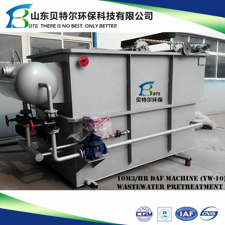 5-10m3/hour Oily Waste Water Treatment Plant with Small DAF Unit 1 of core components