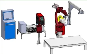 Flexible Robotic Welding Machine Multi Axis Welding Robot For Hybrid Production Lines
