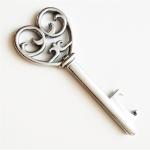 Die casting antique mouse head key shape beer bottle opener key ring, innovative