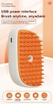 Pet Steam Massage Brush Featuring Detachable Heads For Easy Cleaning