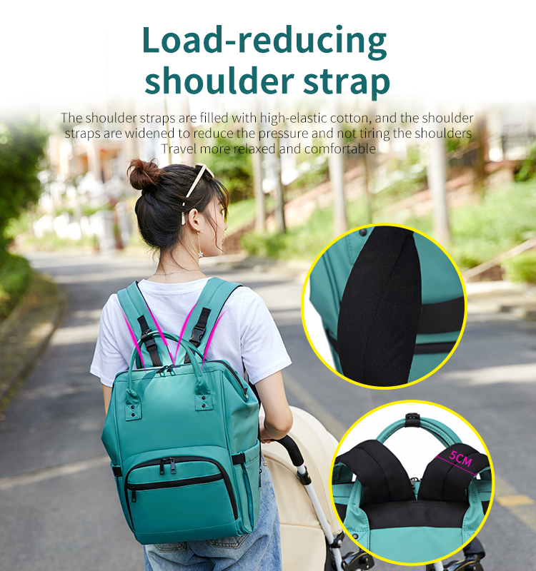 Factory Directory Cheap Mummy Baby Nappy Bag Large Capacity Women Travel Backpack Diaper Bag for Baby