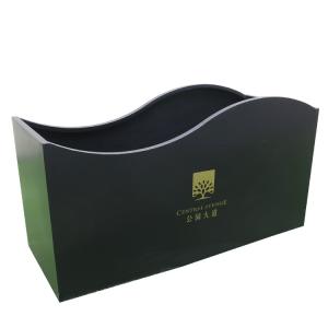 China Garden Furniture L150xW40xH45cm Galvanized Steel Flower Pots wholesale