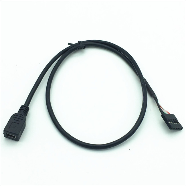 Pitch 2.54mm 5 Pin Electronics Wire Harness For Computer Motherboard