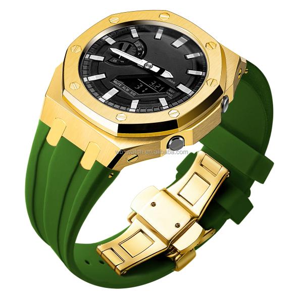 Transform Your Casio Ga2100 Into A End Watch With Custom Logo Stainless Steel Mod Kit