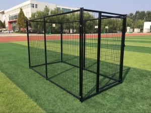 China Powder Coated Outdoor Metal Dog Kennel Welded Wire Mesh 3000mm Length wholesale
