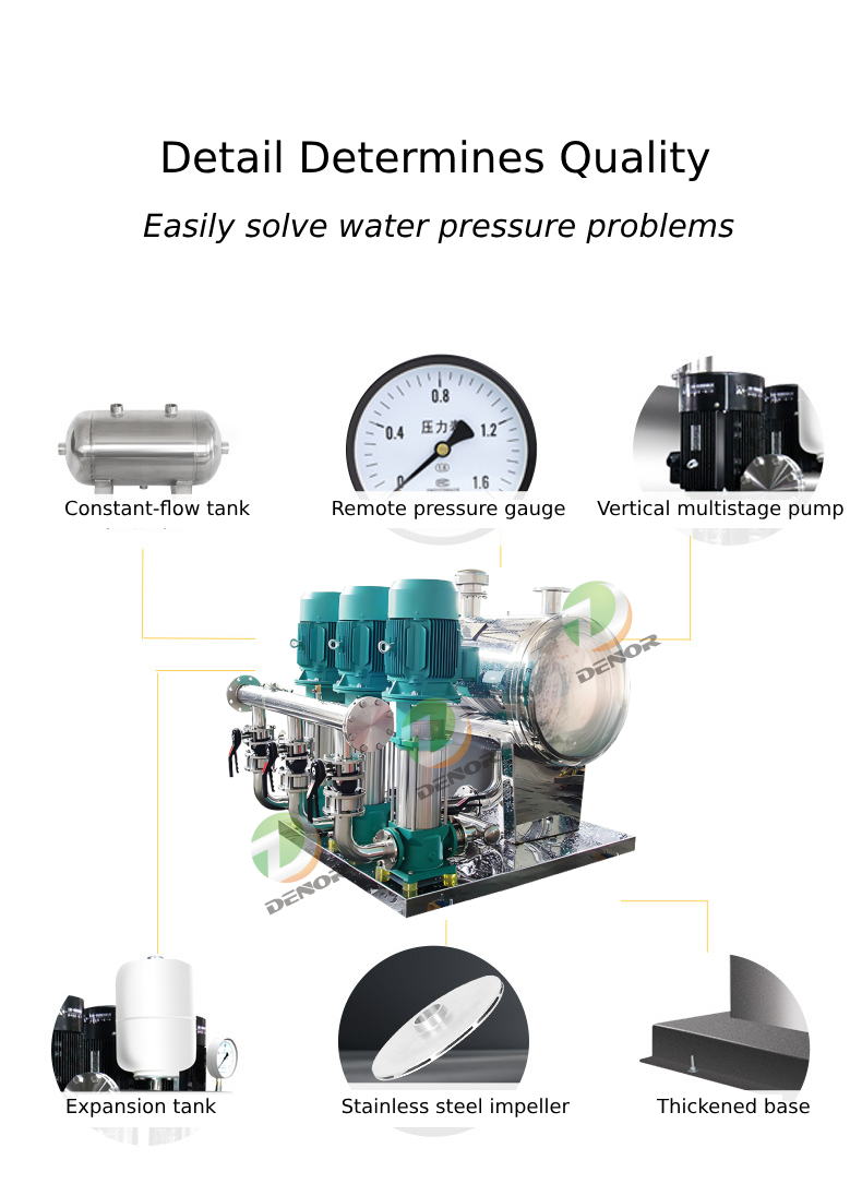 Non-Negative Pressed Steel Water Tank For Pressurized Water Supply Machine