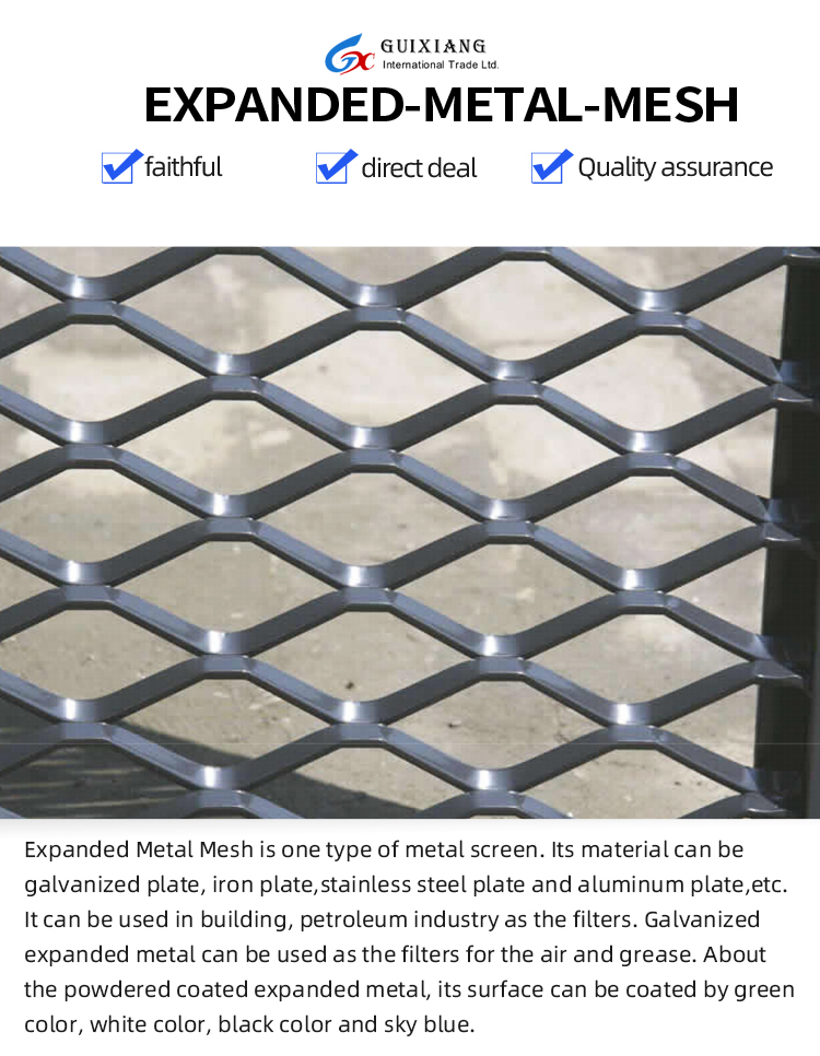 Manufacturers direct diamond steel plate mesh mechanical anti decoration ceiling muffler ventilation net galvanized stainless st