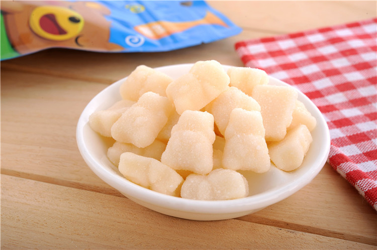 Delicious Taste Chewable Calcium Gummies For Adults Gluten Free 3.5g/ Grain
