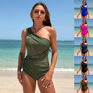 China Summer One Piece Bathing Suits For Womens One Piece Swimwear Sexy Black wholesale