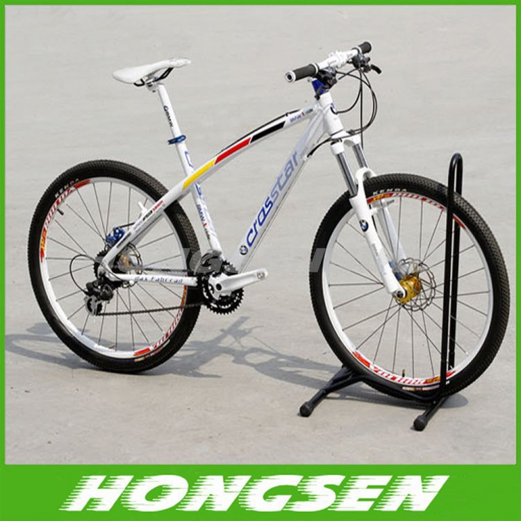 L shaped mountain bike parking Round feet bracket/rack