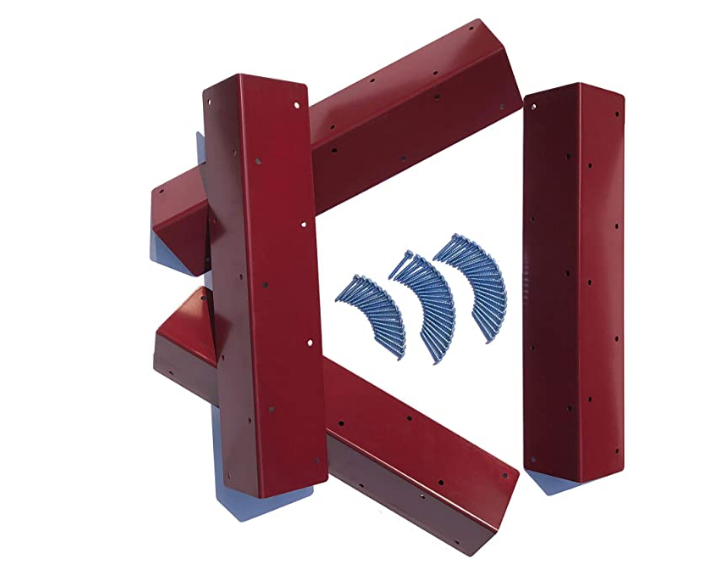 2mm thickness rack reinforcement metal corner brackets for wood raised garden bed