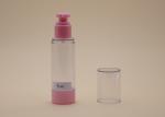 Pink Color 80ml AS Airless Spray Bottle Lightweight Environmental Friendly
