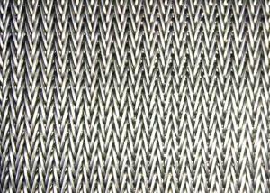 China Free Oil Industrial Braided Wire Mesh Wave Linen Metal Mesh Belt wholesale