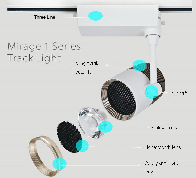 2015 latest model high quality indoor light led track light Light Source: LED