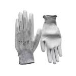 Anti Static ESD Glove Lint Free ESD PU Coated Palm Fit Gloves Carbon Fiber