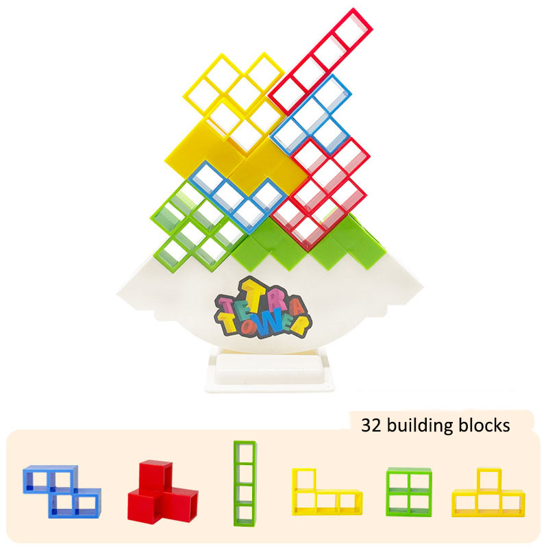Playing Balance Game Swinging Stacking ABS Children's Concentration Tabletop Toy Pack