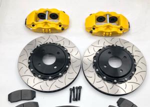 China AP9200 18In Wheel Front Car Brake Kit Yellow 4 Pot Caliper 355*28mm wholesale
