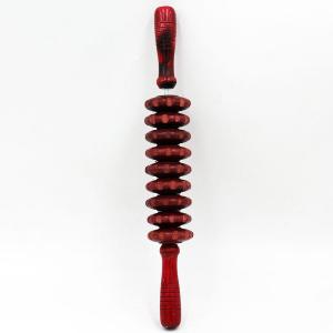 China Polishing Wooden Wheel Massage Roller Equipment 36cm For Back wholesale