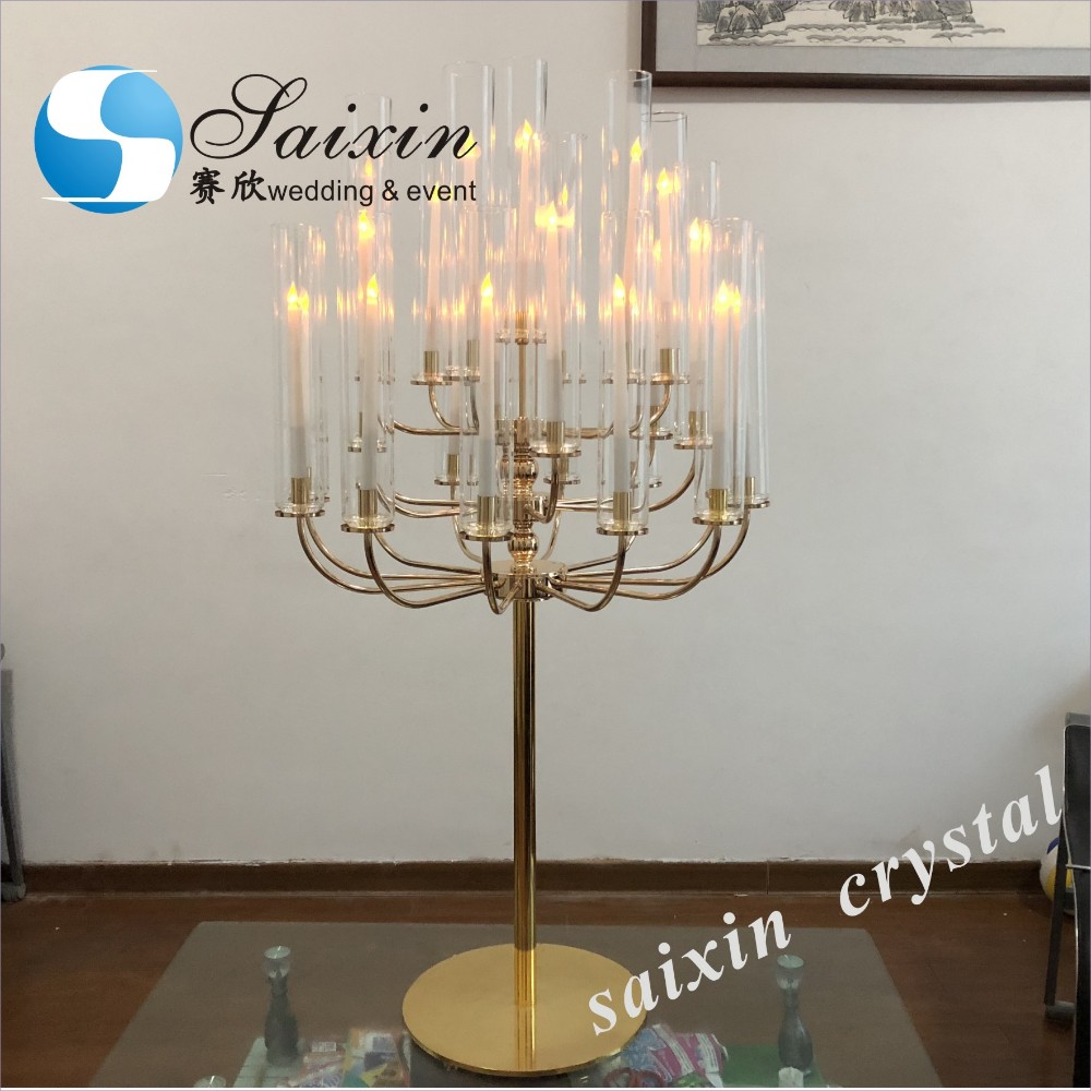 Led Candles For Wedding Centerpieces Flameless Elegant Christmas Light Wax Wedding Candle Pillars