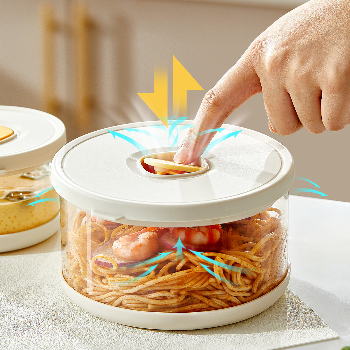 Large Capacity Adjustable Fruit Plate Box Snack Dried Fruits Living Room Peanut Dates Adjustable Storage Container