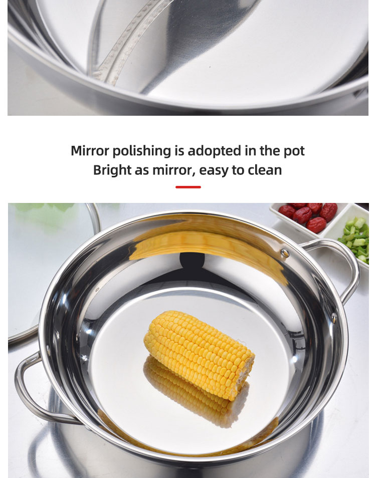 Wholesale Food Grade Stainless Steel Cookware Pot Induction Cooker Soup Pot Stainless Steel Cooking Pot
