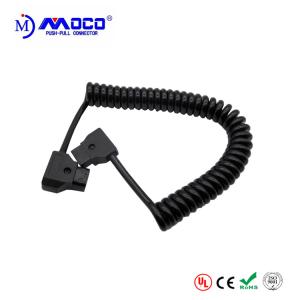 China Coiled D Tap To D Tap Power Cable , Pre Made Cable Assemblies Eco Friendly wholesale