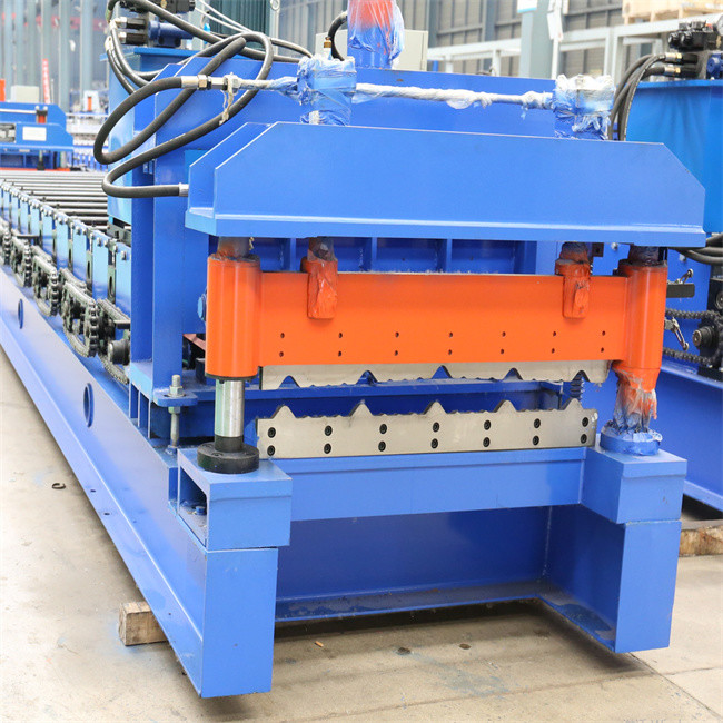 Steel construction glazed tiles manufacturing machine color steel 0.3-0.8mm automatic