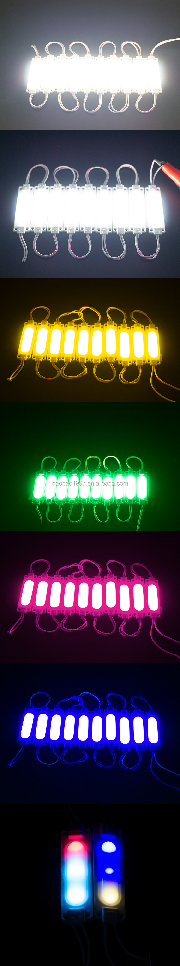 Pink Blue Green White Yellow COB Injector Lights LED Module Lamp