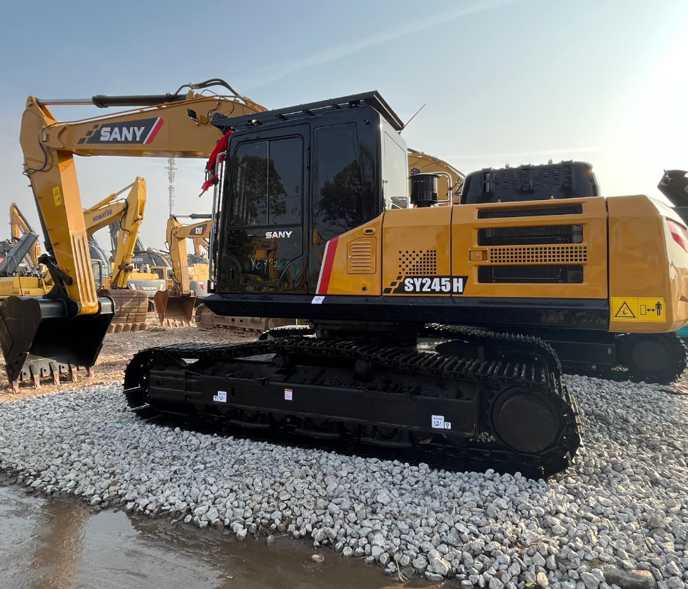 Sany 245 Used Crawler Excavators 24 Ton Sany 245 Medium Earth Moving Machine