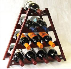 China wooden wine bottle stand,wine display racks,wine display custom wholesale