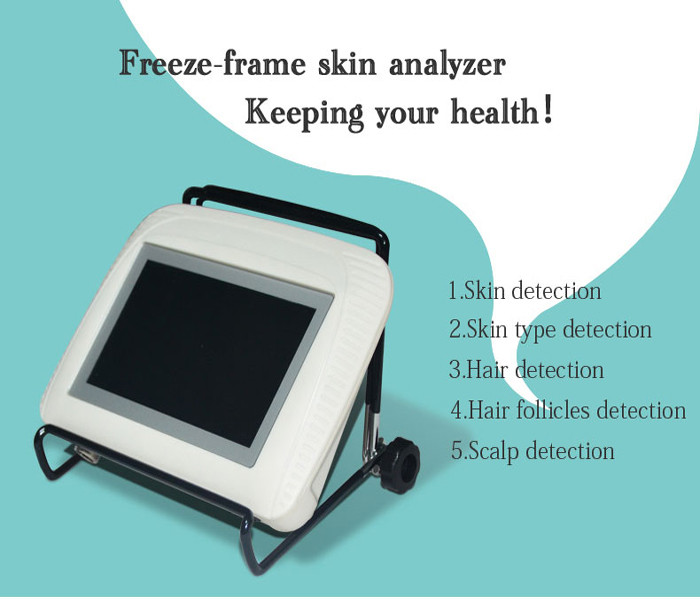 Digital Hair Skin Scalp Analysis Machine High Resolution With 5 Inch Touch Screen