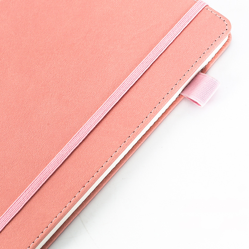 pu leather Diary Journal Notebook Spiral Binding With 100 Sheets Loop Thick