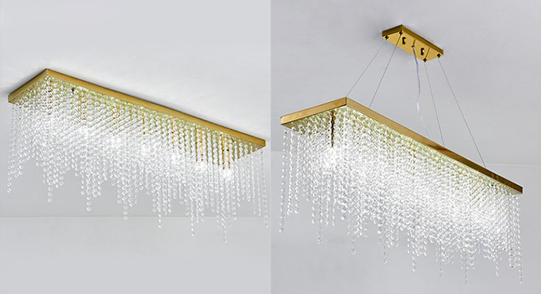 Nordic home decoration crystal chandelier restaurant extra large chandelier(WH-CA-106)