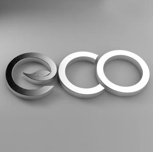 China Illuminated LED Backlit 3D Metal Signs Stainless Steel For Decoration wholesale