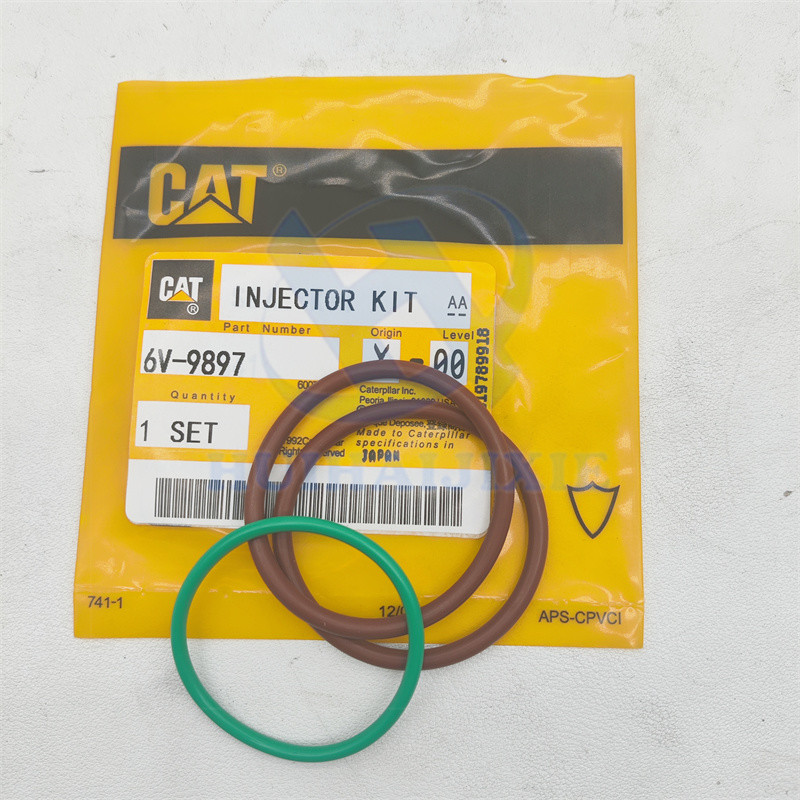 Excavator Parts Fuel Injector Gasket Kit 6V-9897 for Caterpillar Cat Engine 3512 Seal Kit 6V9897