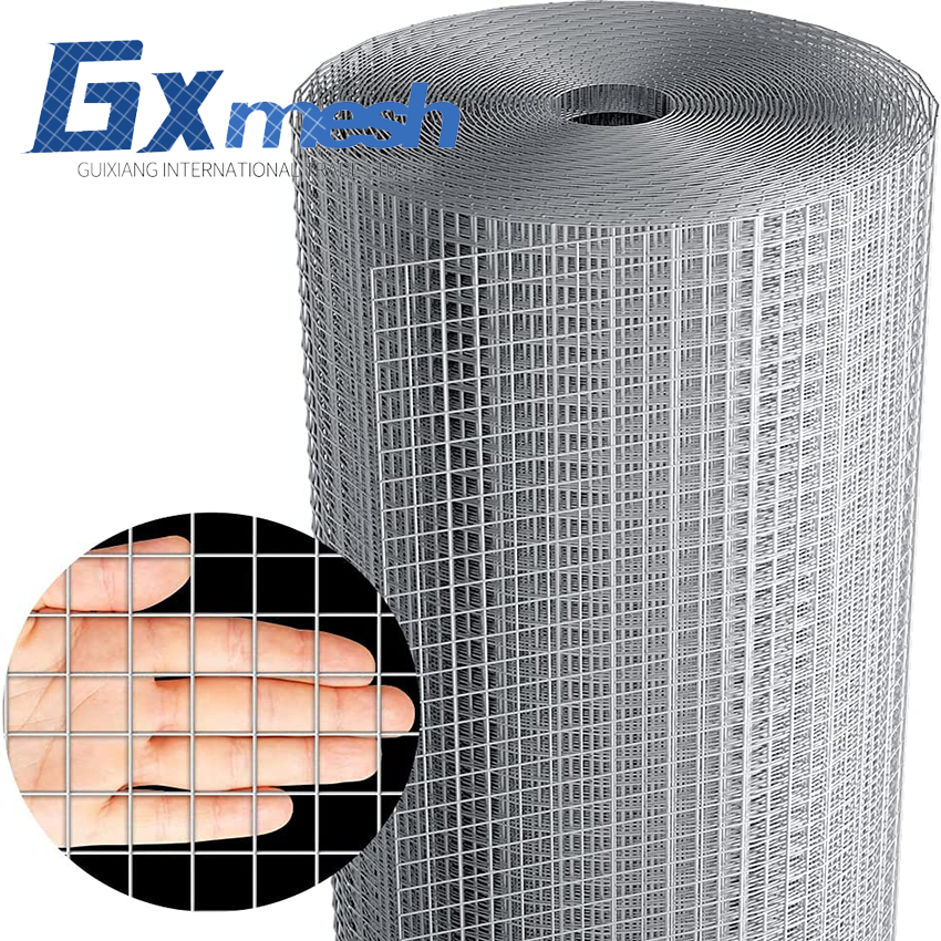 Customized Galvanized Welded Wire Mesh 1*2 2*2 2*4 4*4 Inch BWG 12
