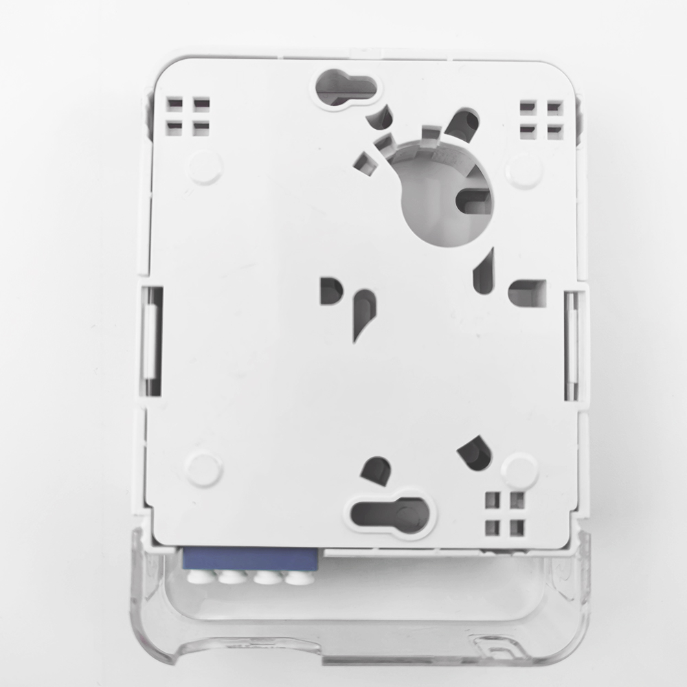 2 Cores LC/UPC Plastic Fiber Optic Face Plate Socket Panel for Indoor in FTTH Network