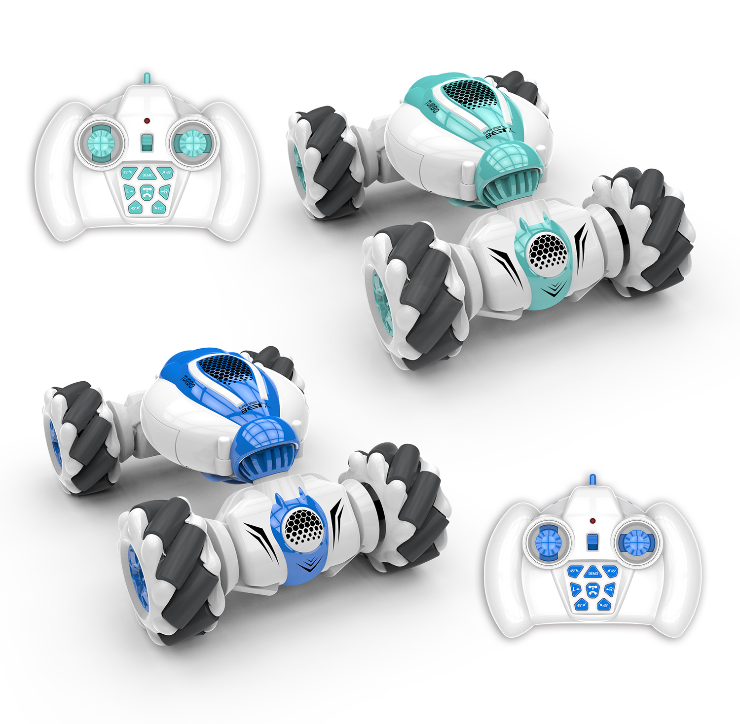 2.4G Remote Control Twisted Car Gesture Sensing 4WD Lateral Stunt RC Toy for Children