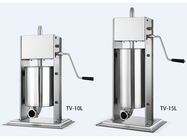 Commercial Stainless Steel Sausage Stuffer Rapid Filler Machine / Electric Vacuum Filler