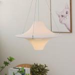 Italian Cream Style LED Pendant Light Designer Dining Simple Acrylic Flying