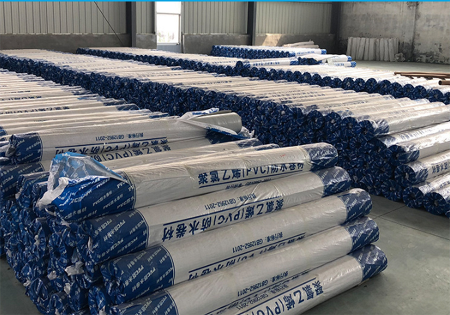Polyester Mesh Reinforced PVC Waterproofing Membrane for Swimming Pool ISO Certified
