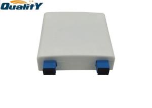 China 86*86*23mm SC UPC Fiber Termination Box For FTTH wholesale