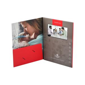 China Advertisement Lcd Video Business Cards With Pokect on sale