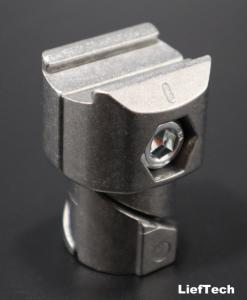 China 6063T5 Aluminium Pipe Connectors Screw Connection Pipe Tee Joint wholesale